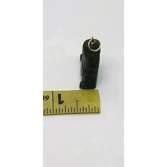 Vintage Buddha Jade Hand Carved Budai Hotei Pendant Smiling Laughing - Picture 11 of 13